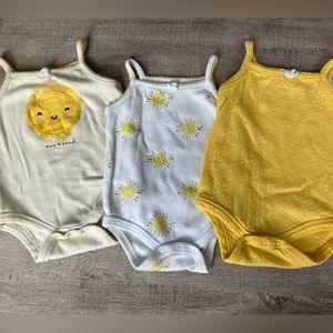Sunshine Tank-top Onesies 3-6 months